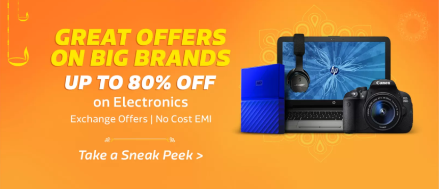 Flipkart Big Diwali Sale: Electronics