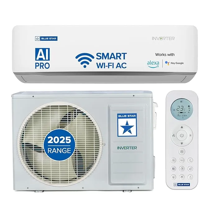 Best 1.5 Ton 5 Star Split AC Under 40000 in India (2025) 4 Bluestar 1.5 Ton 5 Star Split AC