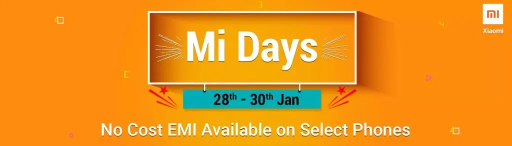 Mi Days Sale on Flipkart