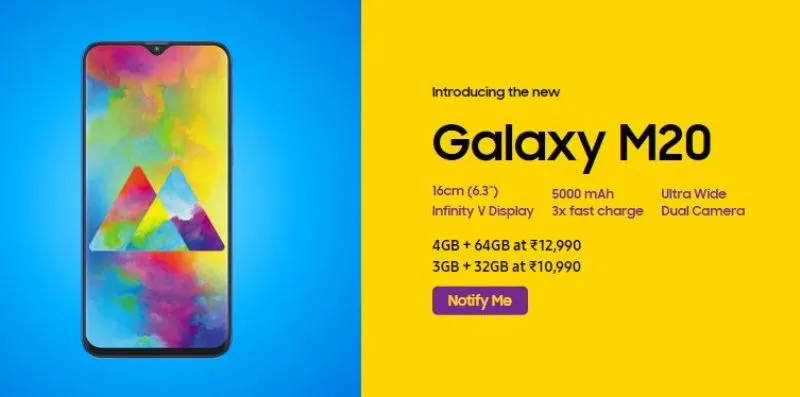 Samsung Galaxy M20