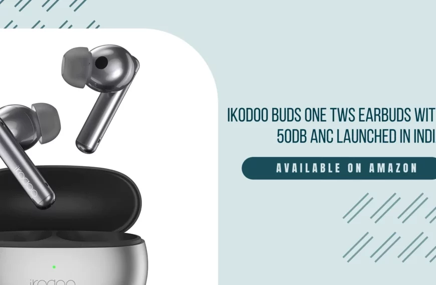IKODOO Buds One TWS Earbuds with 50dB ANC launched on Amazon