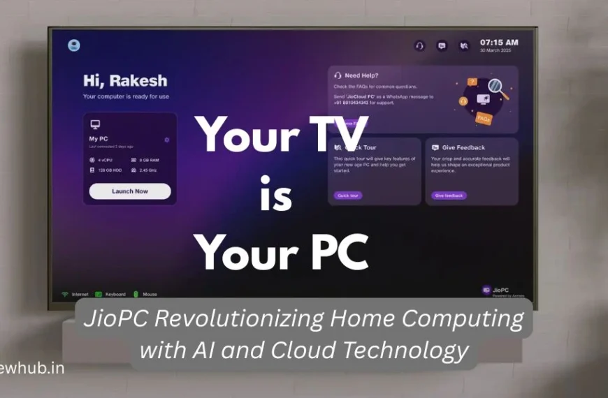 Your TV is Your PC with JioPC: Revolutionizing Home Computing with AI and Cloud Technology